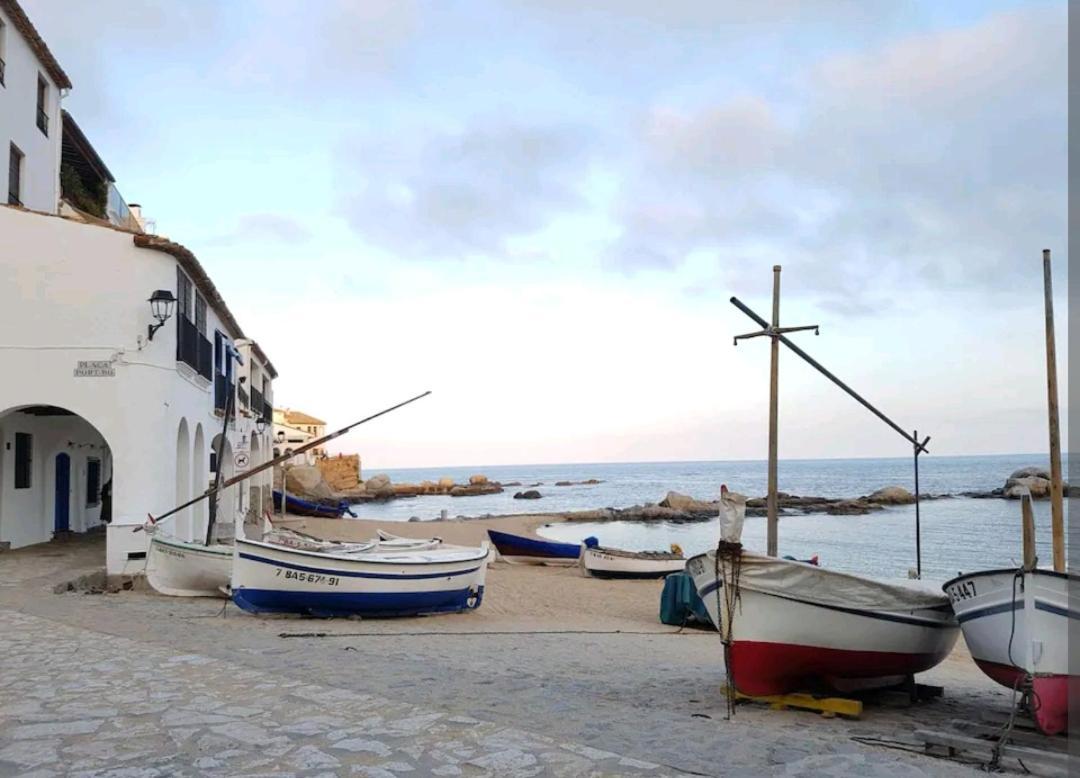 Apt Con Piscina En Calella De Palafrugell, Parking Gratuito ภายนอก รูปภาพ